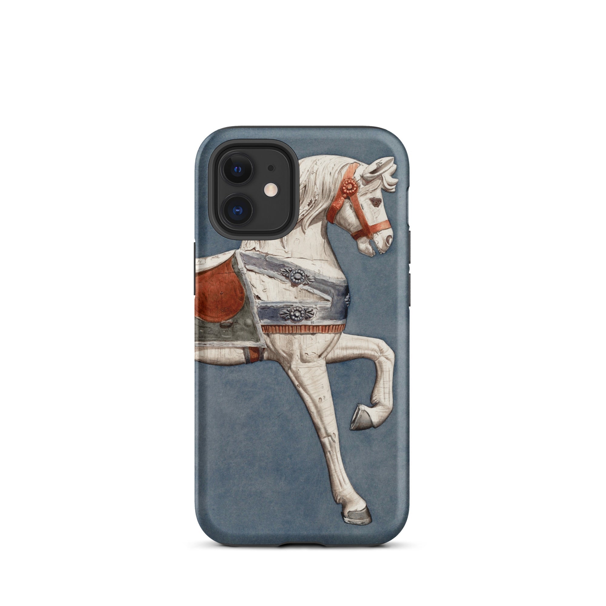 Carousel Horse Henry Murphy Watercolor Iphone Case, 12 Mini / Matte, Carousel Horse Phone Case