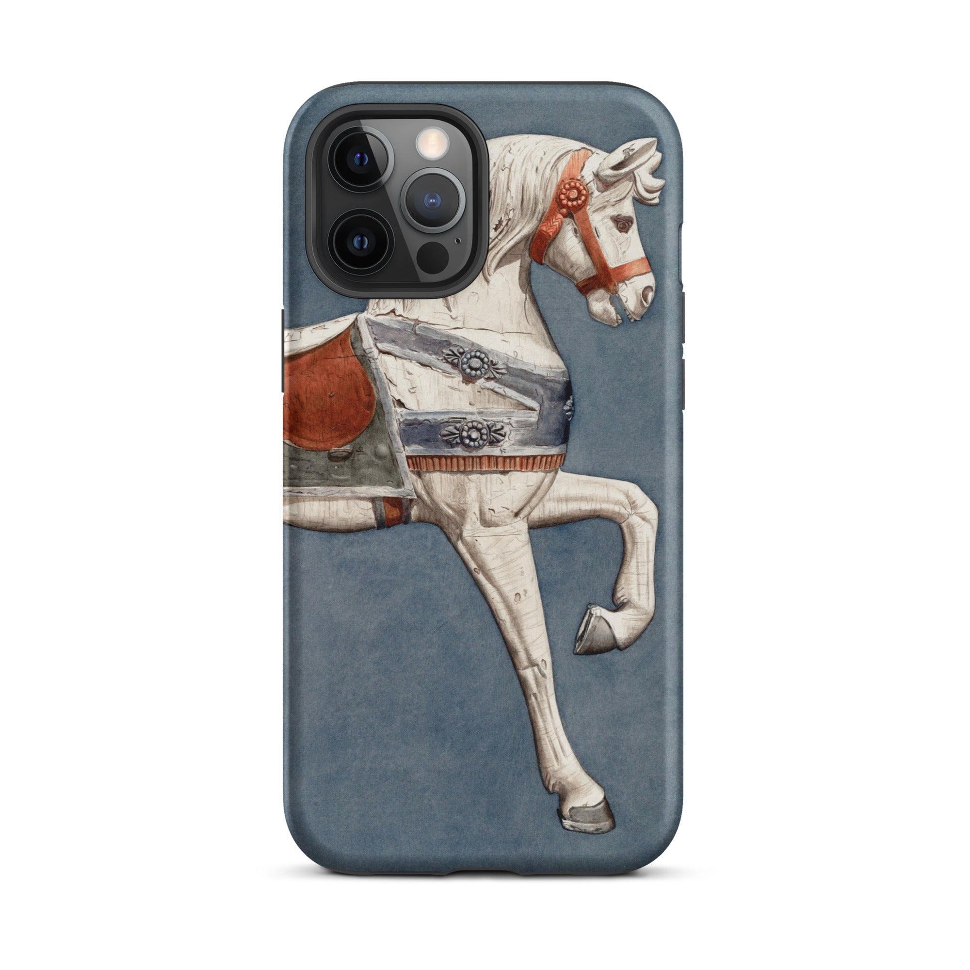 Carousel Horse Henry Murphy Watercolor Iphone Case, 12 Pro Max / Matte, Carousel Horse Phone Case
