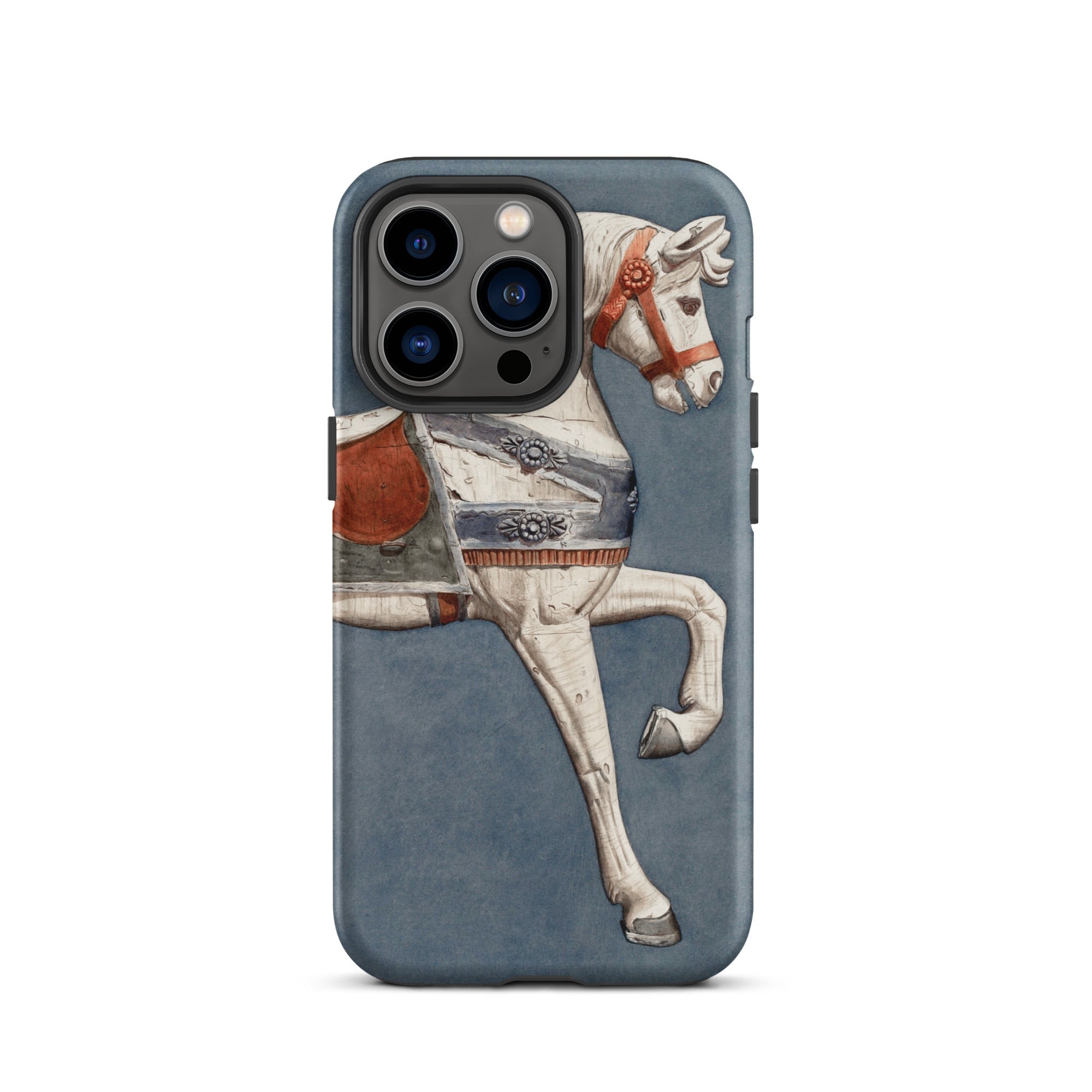 Carousel Horse Henry Murphy Watercolor Iphone Case, 13 Pro / Matte, Carousel Horse Phone Case