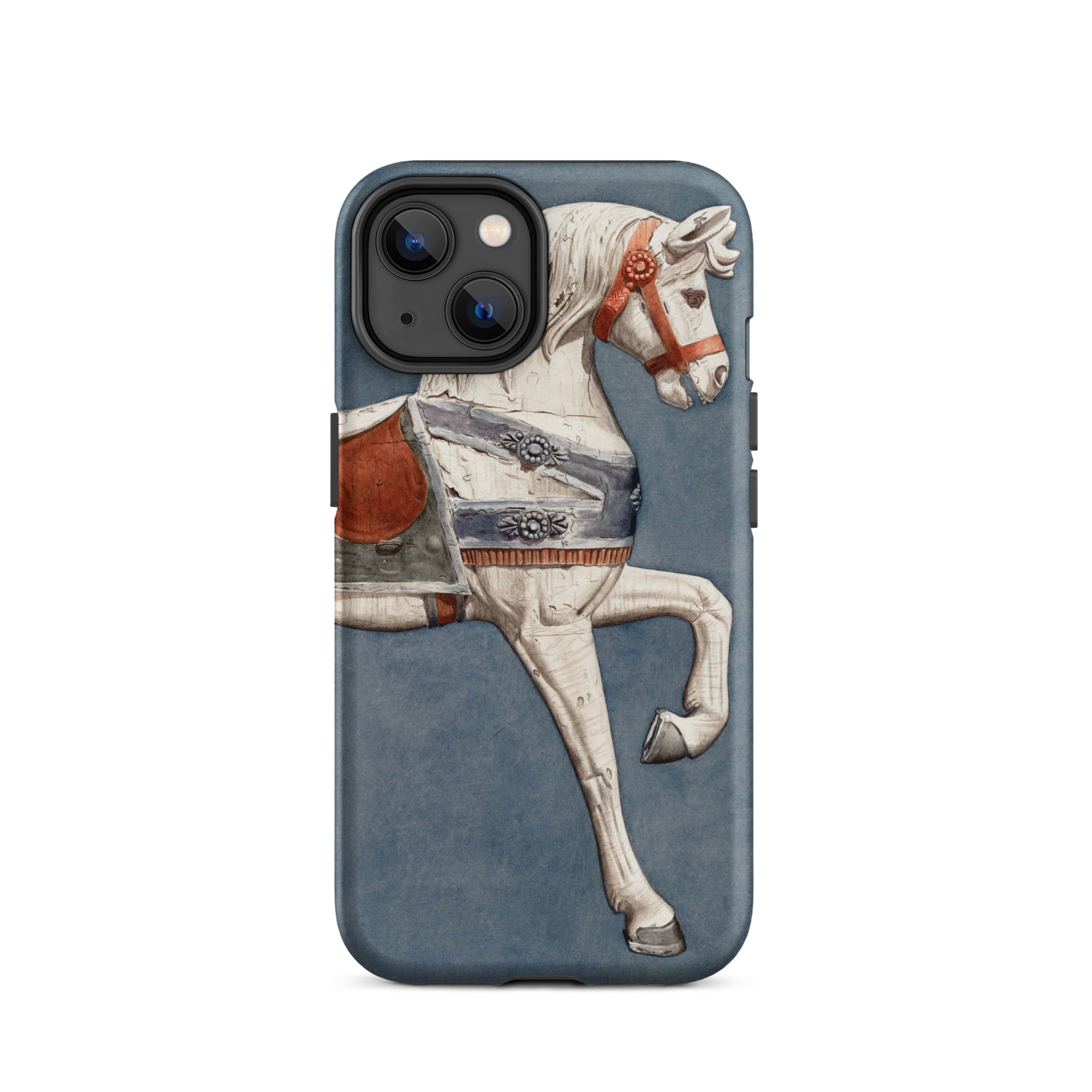 Carousel Horse Henry Murphy Watercolor Iphone Case, 14 / Matte, Carousel Horse Iphone Case