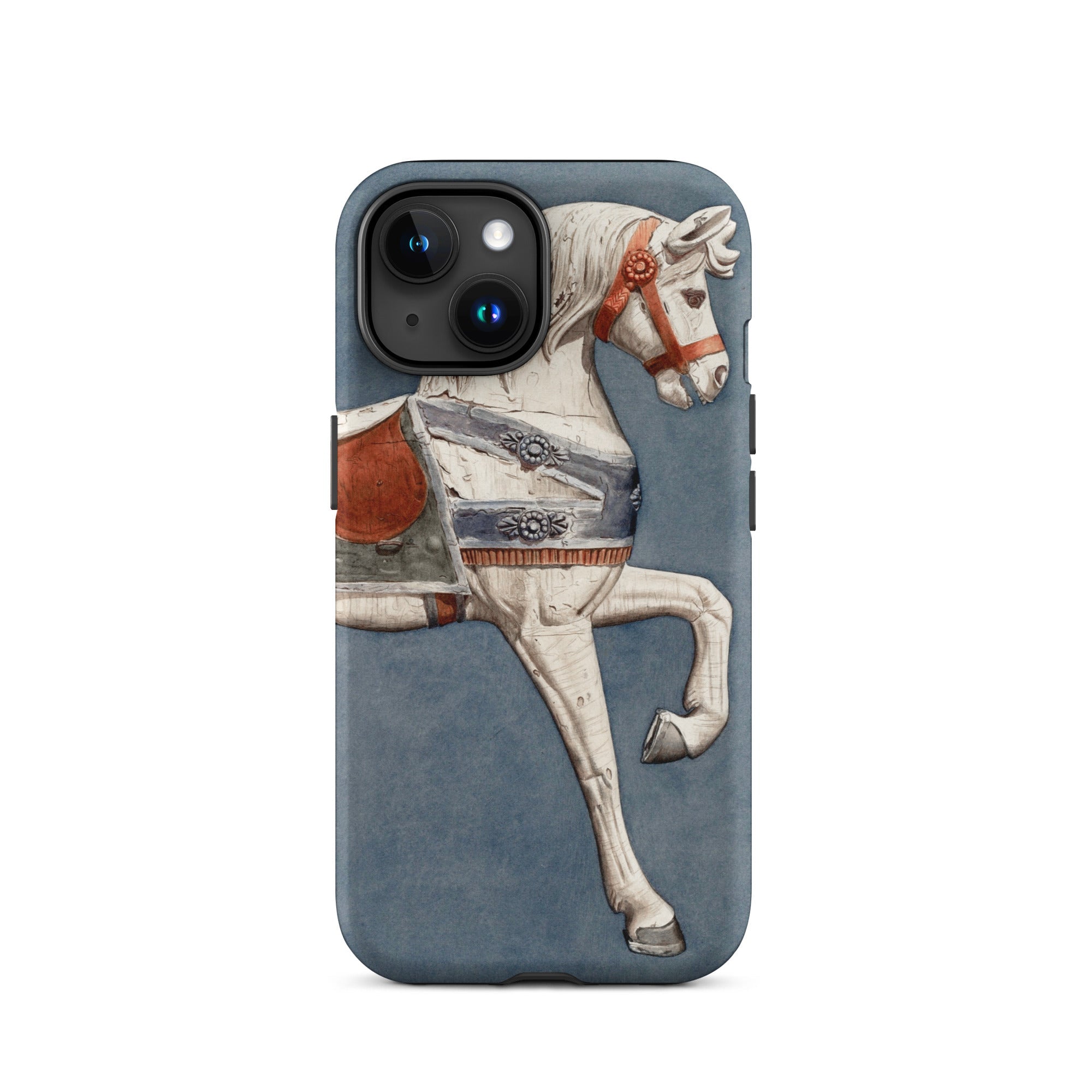 Carousel Horse Henry Murphy Watercolor Iphone Case, 15 / Matte, Carousel Horse Phone Case