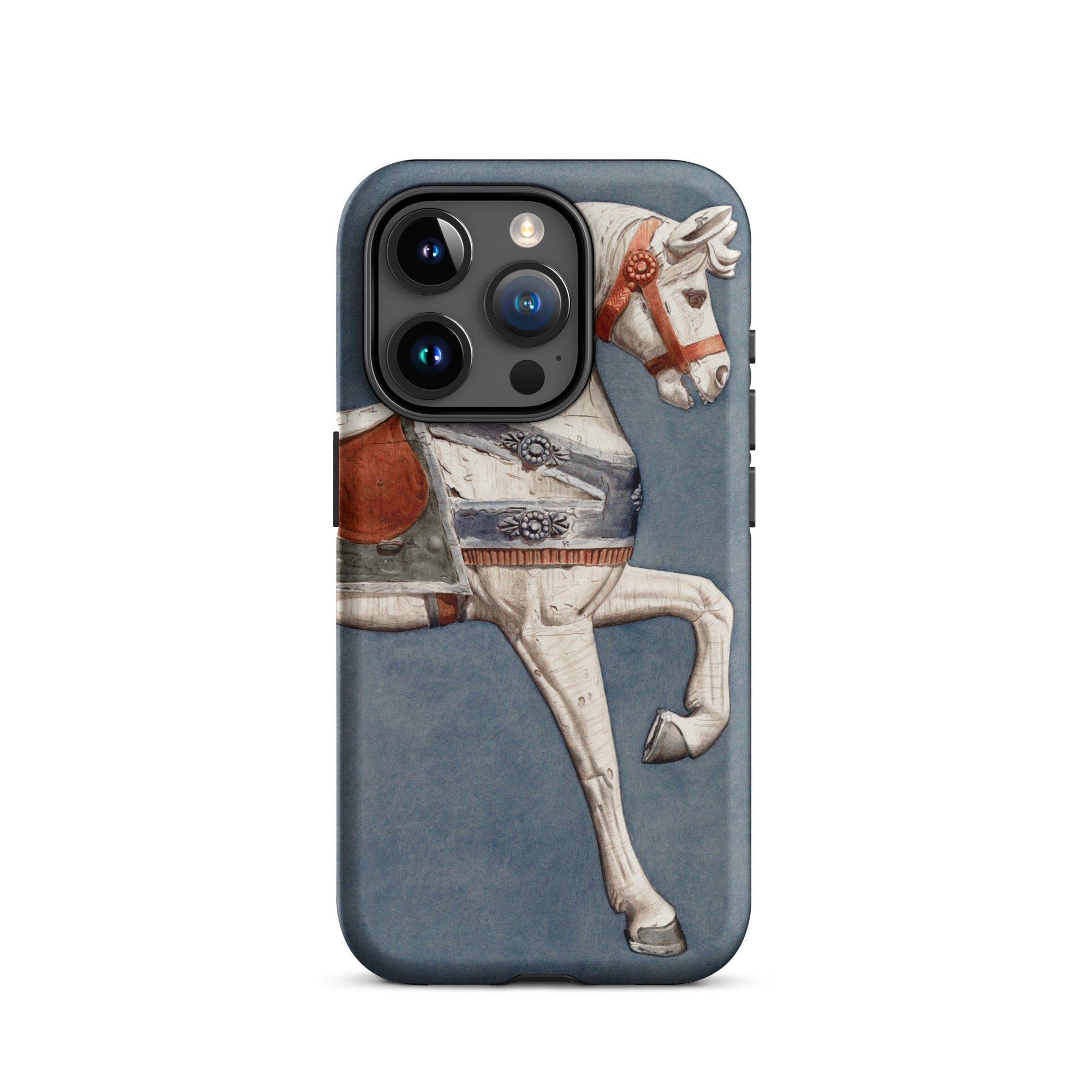 Carousel Horse Henry Murphy Watercolor Iphone Case, 15 Pro / Matte, Carousel Horse Phone Case