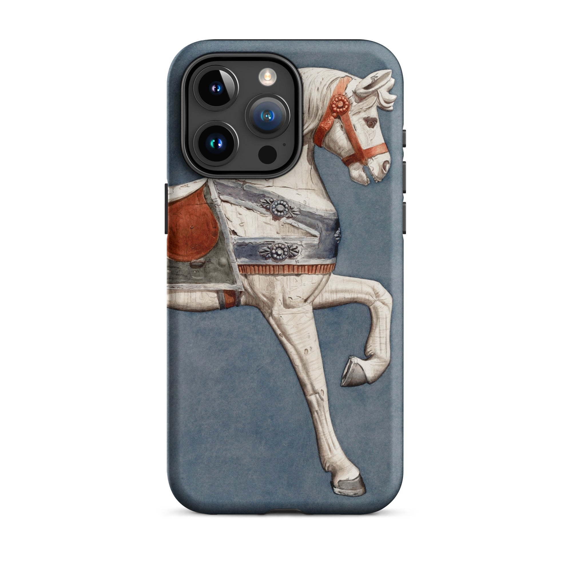 Carousel Horse Henry Murphy Watercolor Iphone Case, 15 Pro Max / Matte, Carousel Horse Phone Case