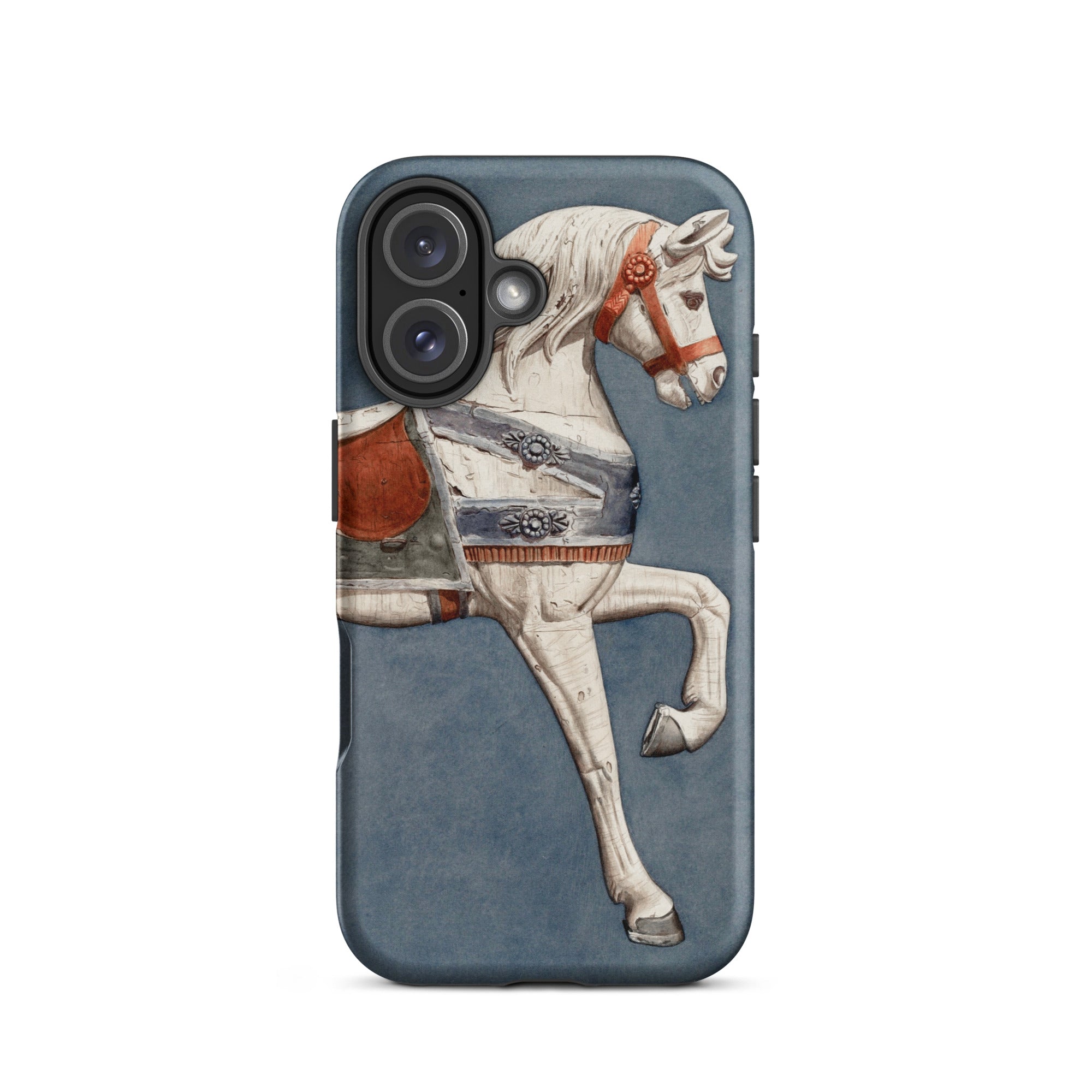 Carousel Horse Henry Murphy Watercolor Iphone Case, 16 / Matte, Carousel Horse Phone Case
