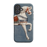 Carousel Horse - Henry Murphy Watercolor Iphone Case, 16 Plus / Matte, Carousel Horse Phone Case