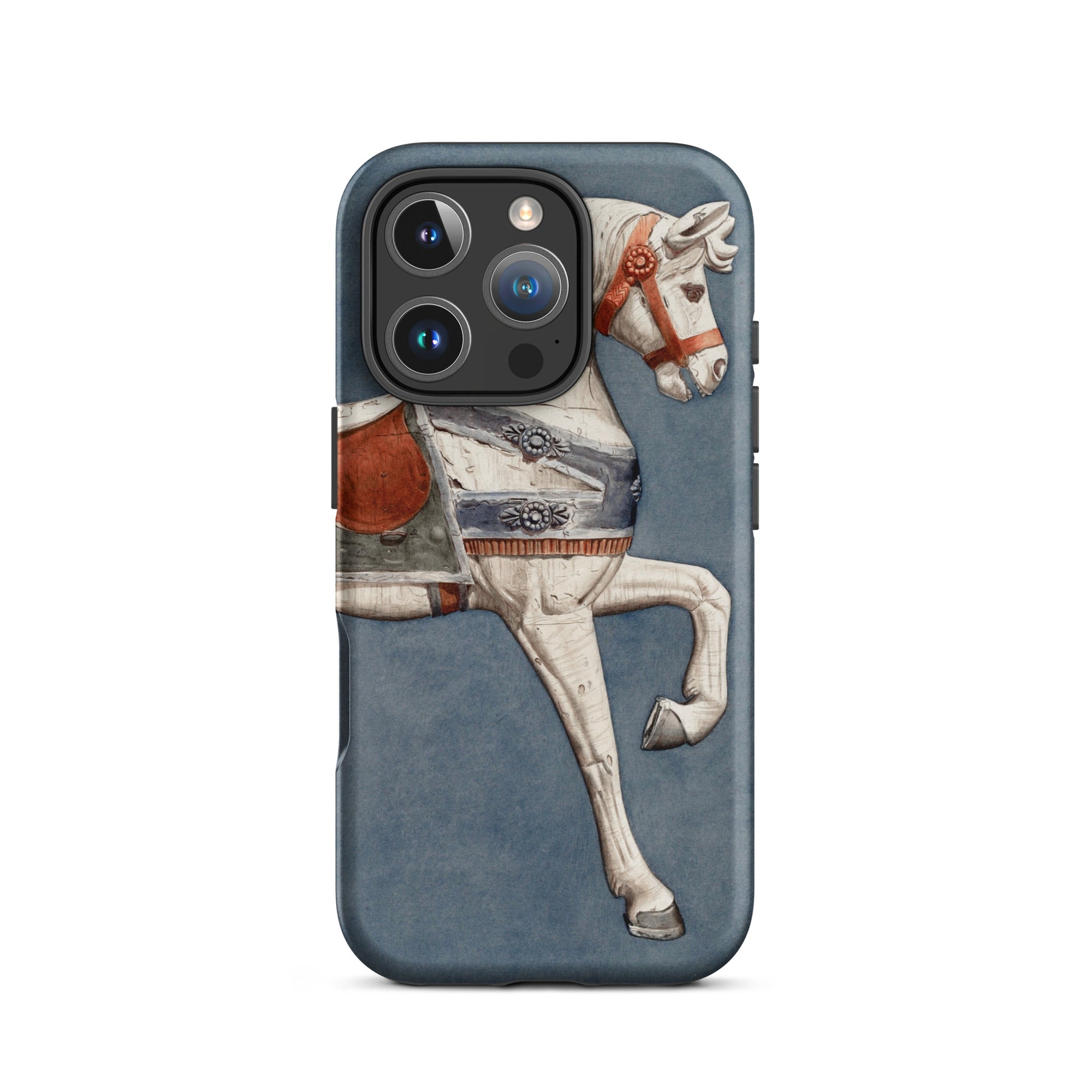 Carousel Horse Henry Murphy Watercolor Iphone Case, 16 Pro / Matte, Carousel Horse Phone Case