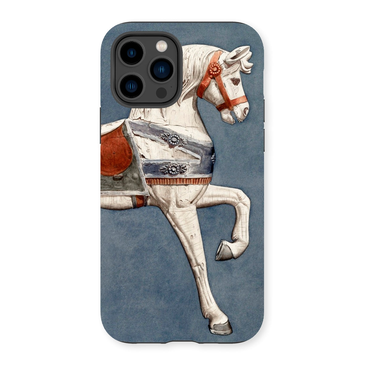 Carousel Horse - Henry Murphy Watercolor Iphone Case - 14 Pro / Matte