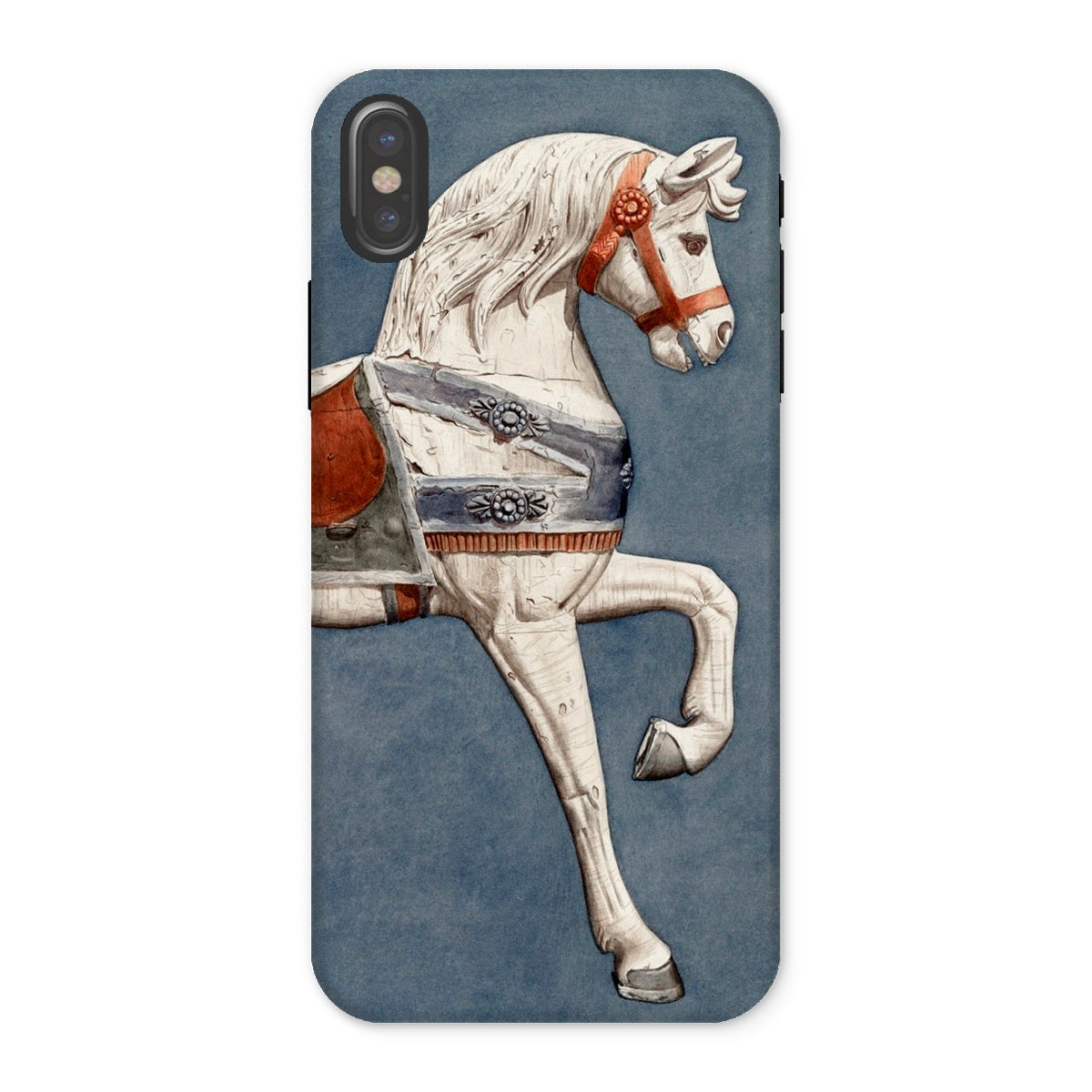 Carousel Horse - Henry Murphy Watercolor Iphone Case - x / Matte