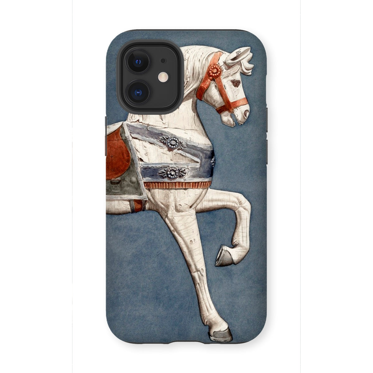 Carousel Horse - Henry Murphy Watercolor Iphone Case - 12 Mini / Matte