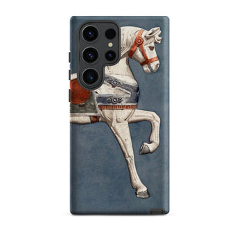 Carousel Horse - Henry Murphy Watercolor Phone Case, Samsung Galaxy S23 Ultra / Matte, Mobile Cases, Toby Leon