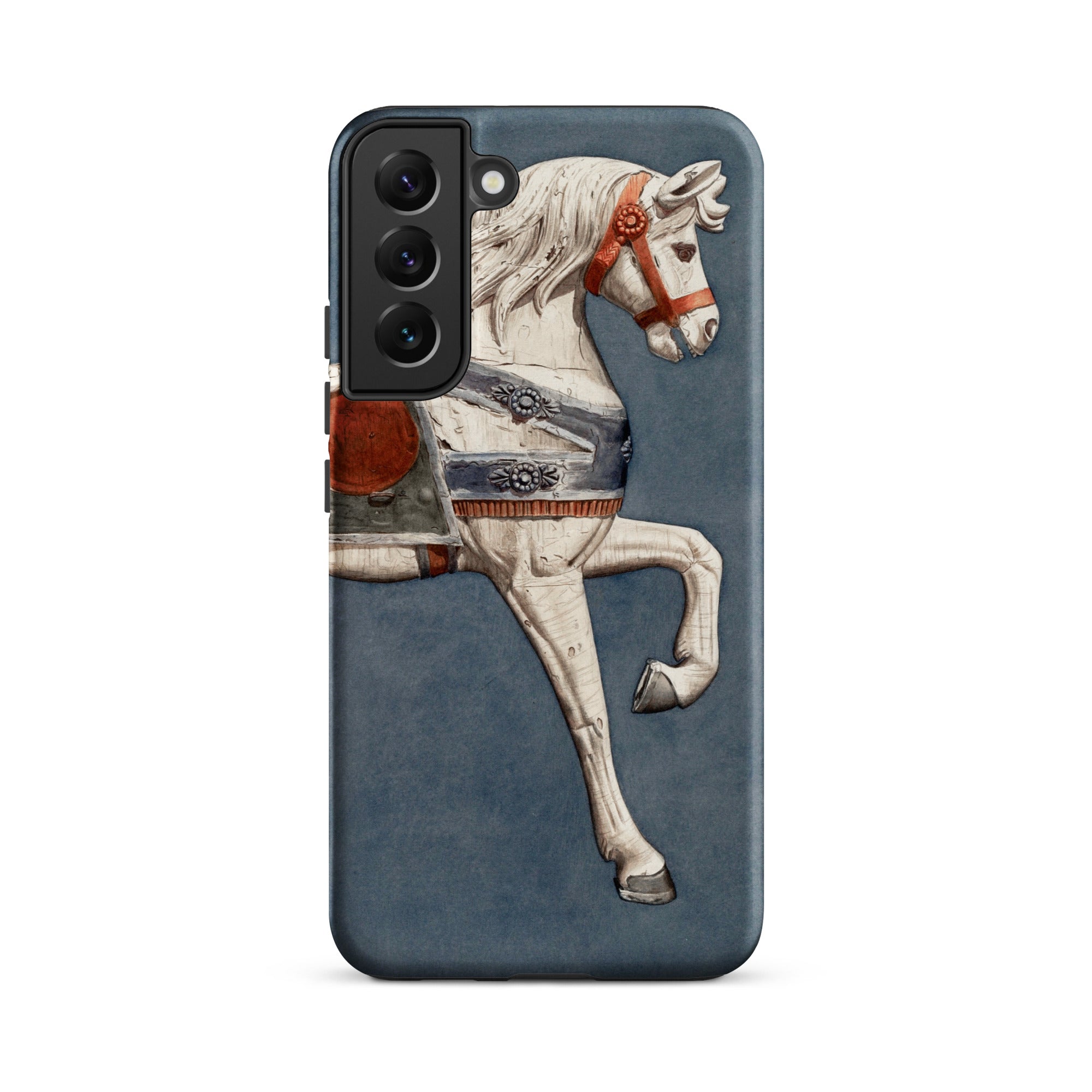 Carousel Horse Henry Murphy Watercolor Samsung Case, Galaxy S22 Plus / Matte, Smartphone Case Carousel Horse Design