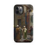 Carpet Seller of Cairo - Jean-leon Gerome Iphone Case, 11 Pro / Matte, Smartphone Case Classical Painting