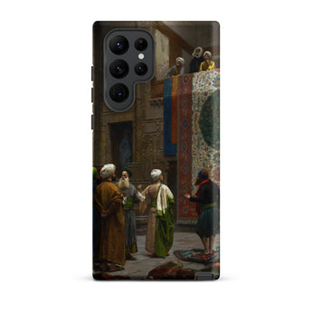 Carpet Seller of Cairo - Jean-leon Gerome Phone Case Samsung Galaxy S22 Ultra / Matte Smartphone Case Detailed Classical Painting Men