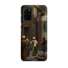 Carpet Seller of Cairo Jean Leon Gerome Samsung Case, Galaxy S20 Plus / Matte, Black Smartphone Case Printed Orientalist Painting Rug Market