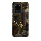 Carpet Seller of Cairo Jean Leon Gerome Samsung Case, Galaxy S20 Ultra / Matte, Smartphone Case Orientalist Painting Street Scene Figures