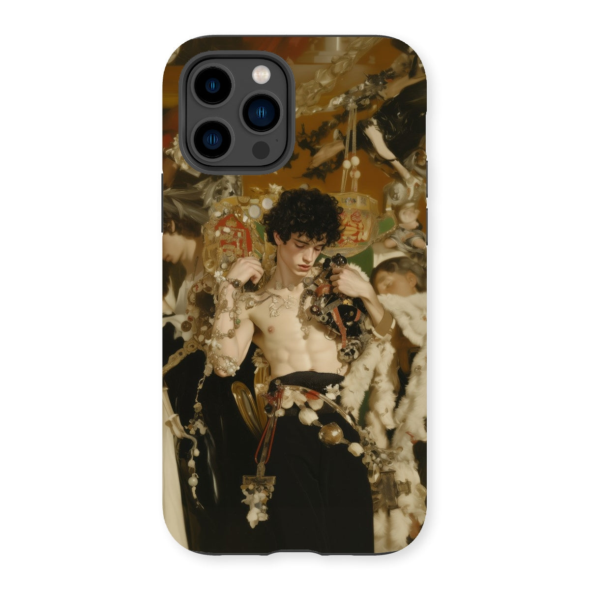 Carte Blanche - Surreal Gay Baroque Art Iphone Case - 14 Pro / Matte