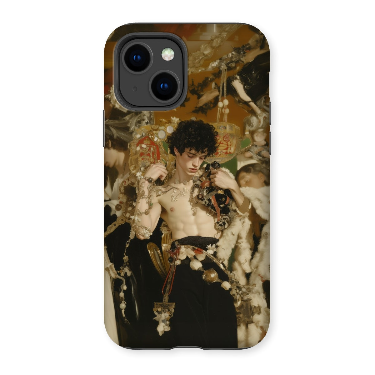 Carte Blanche - Surreal Gay Baroque Art Iphone Case