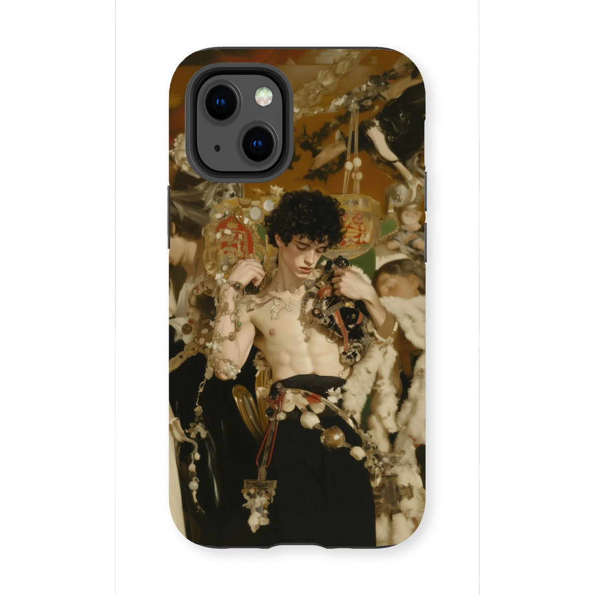 Carte Blanche - Surreal Gay Baroque Art Iphone Case - 13 Mini / Matte