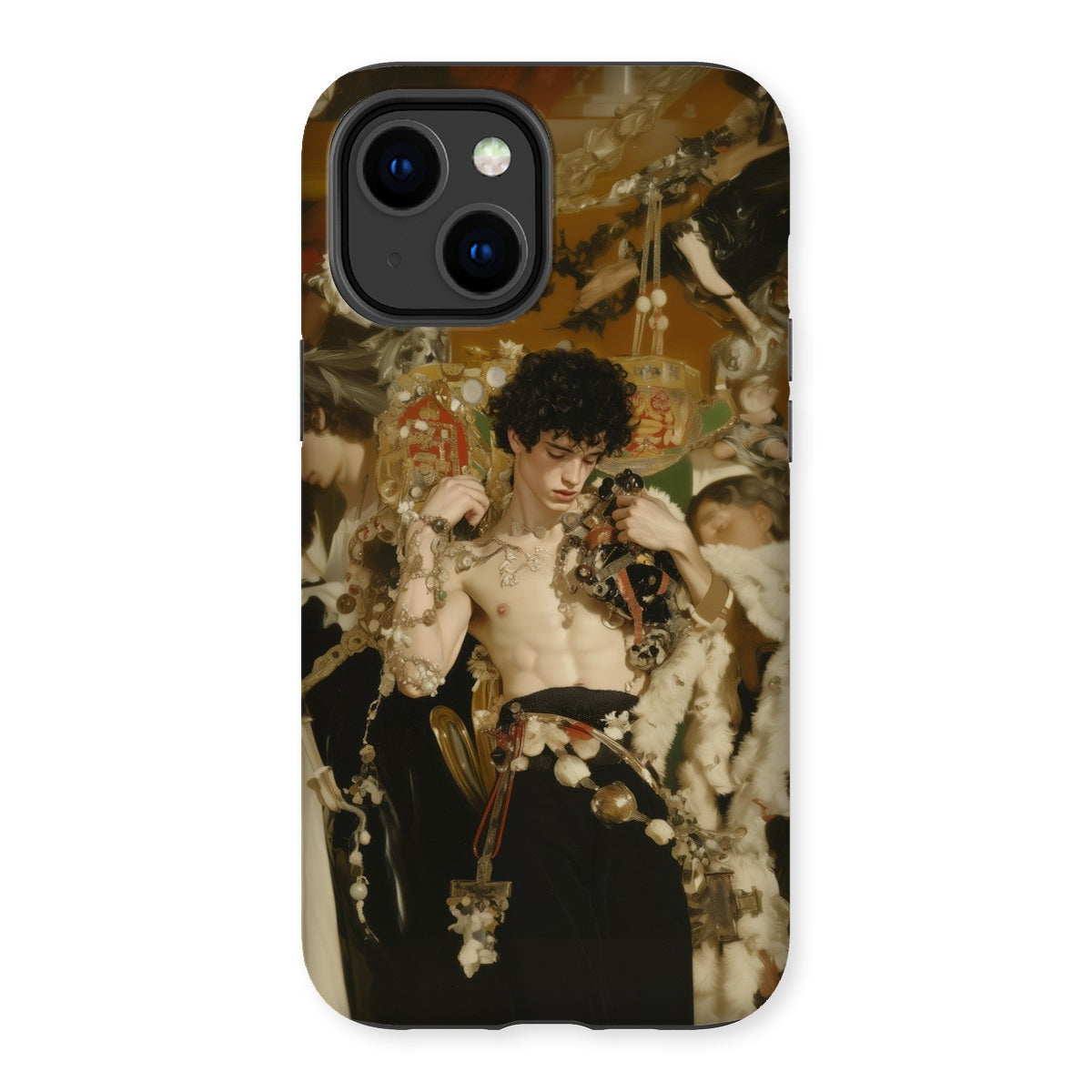 Carte Blanche - Surreal Gay Baroque Art Iphone Case - 14 Plus / Matte