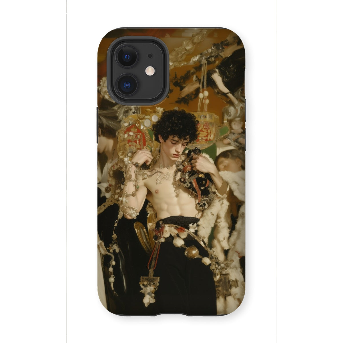 Carte Blanche - Surreal Gay Baroque Art Iphone Case - 12 Mini / Matte