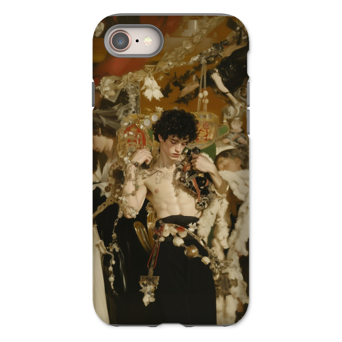 Carte Blanche - Surreal Gay Baroque Art Iphone Case - 8 / Matte