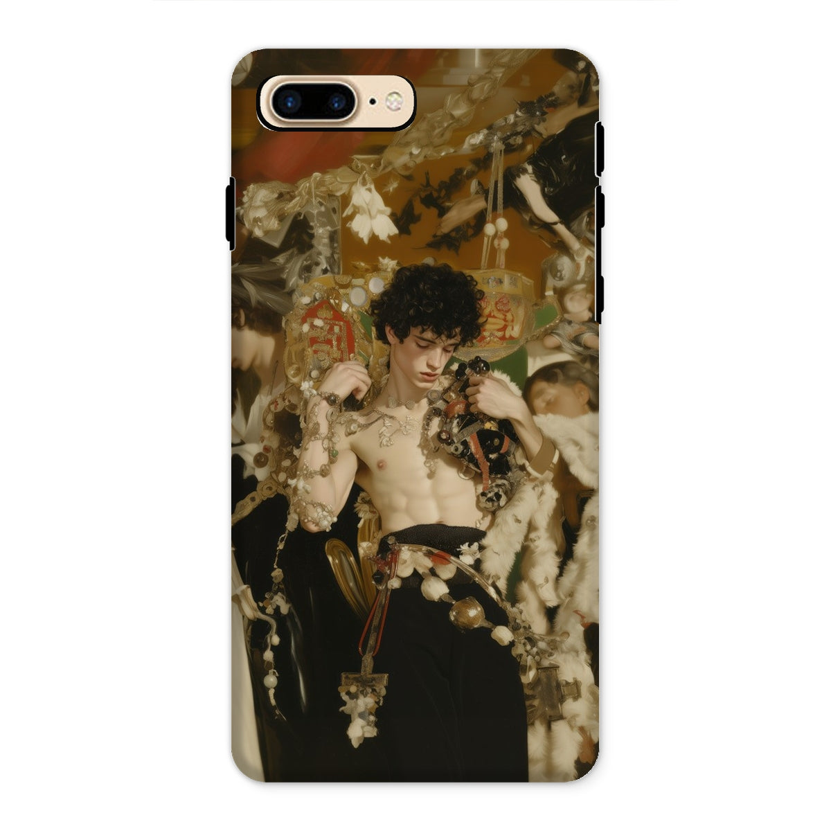 Carte Blanche - Surreal Gay Baroque Art Iphone Case - 8 Plus / Matte