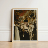 Framed Art Print Dramatic Ornate Scene Rich Warm Surreal Gay Baroque, Dream Incarnate