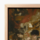 Framed Reproduction Classical Painting Rich Reds Golds Dark Surreal Gay Baroque, Art, Dream Incarnate