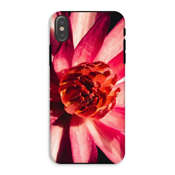 Casanova - Pink Lotus Iphone Case Xs / Matte Phone Case Close-up Photograph Vibrant Pink Flower Detailed Red Lotus, Vietnam’s Spiritual