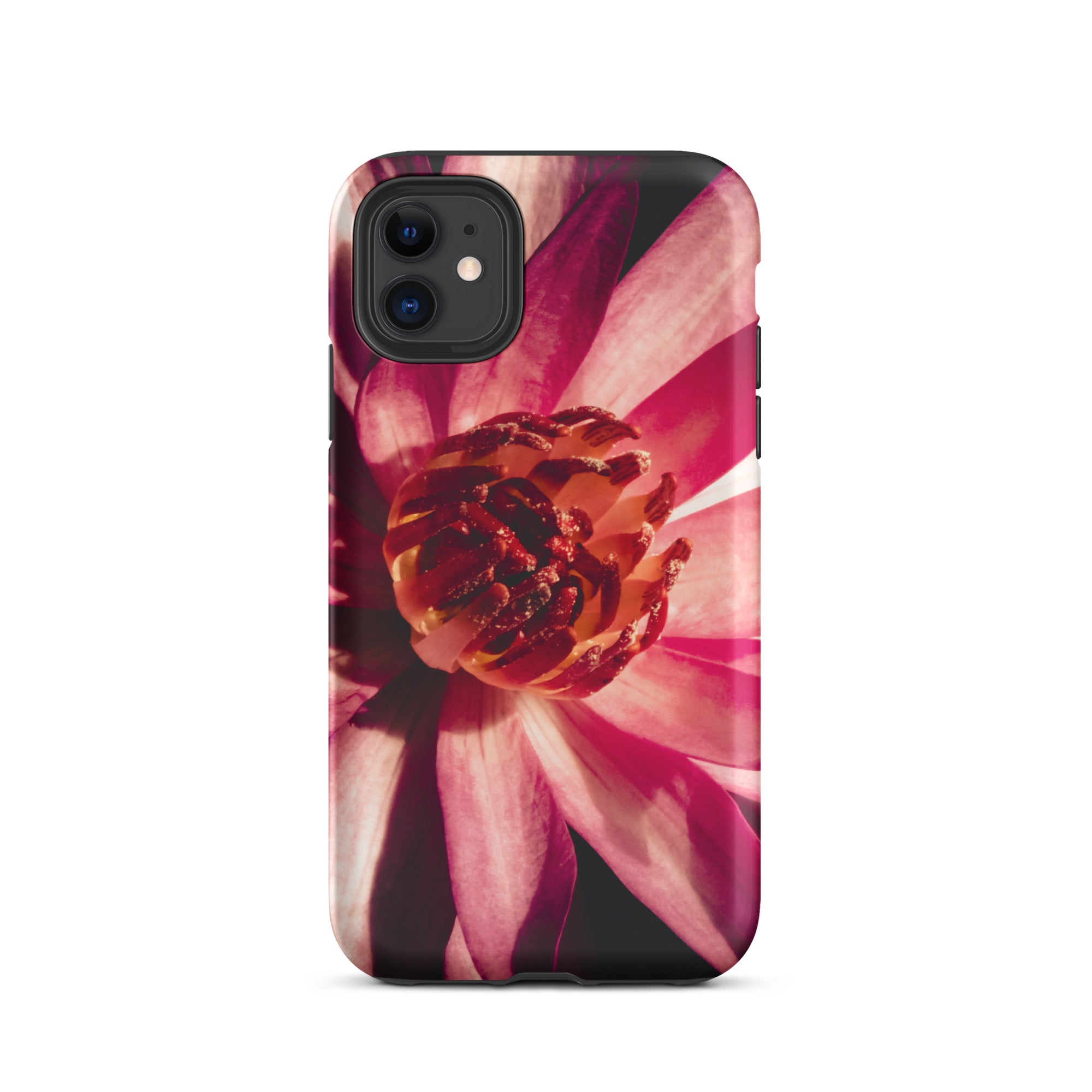Casanova Pink Lotus Photography Iphone Case, 11 / Matte, Floral Patterned Phone Case