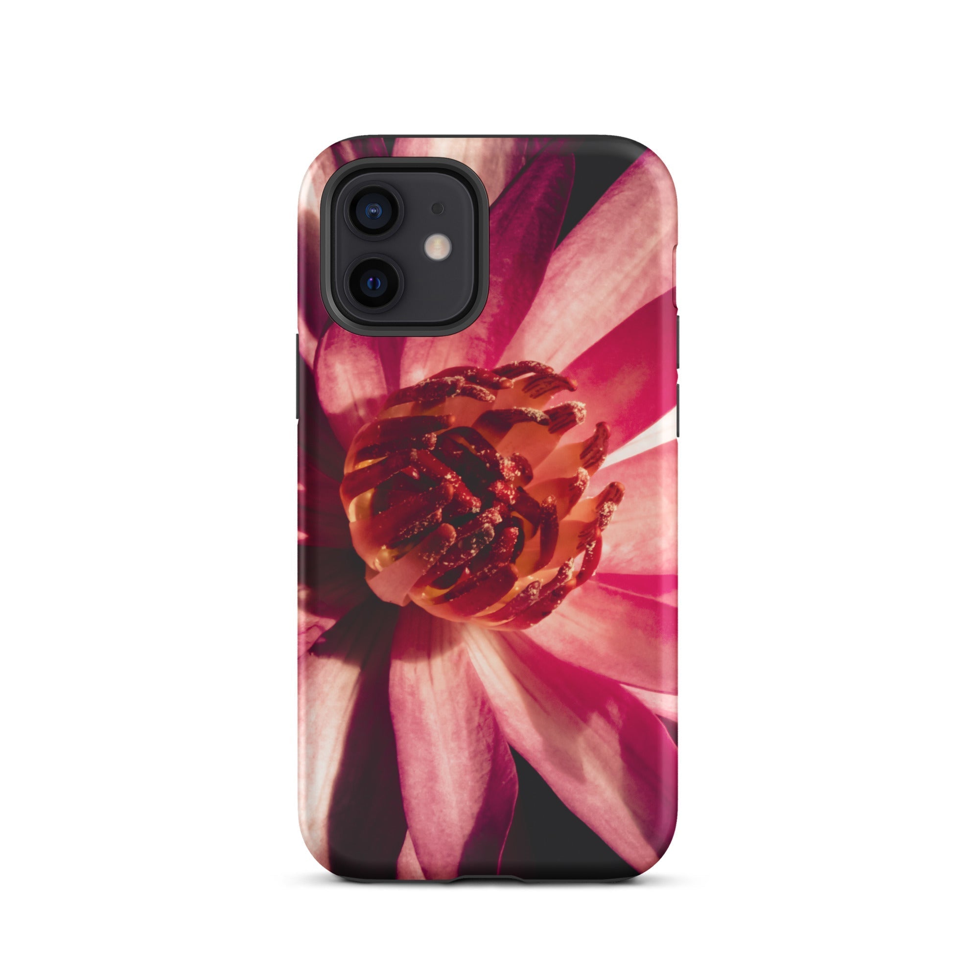 Casanova Pink Lotus Photography Iphone Case, 12 / Matte, Floral Patterned Phone Case