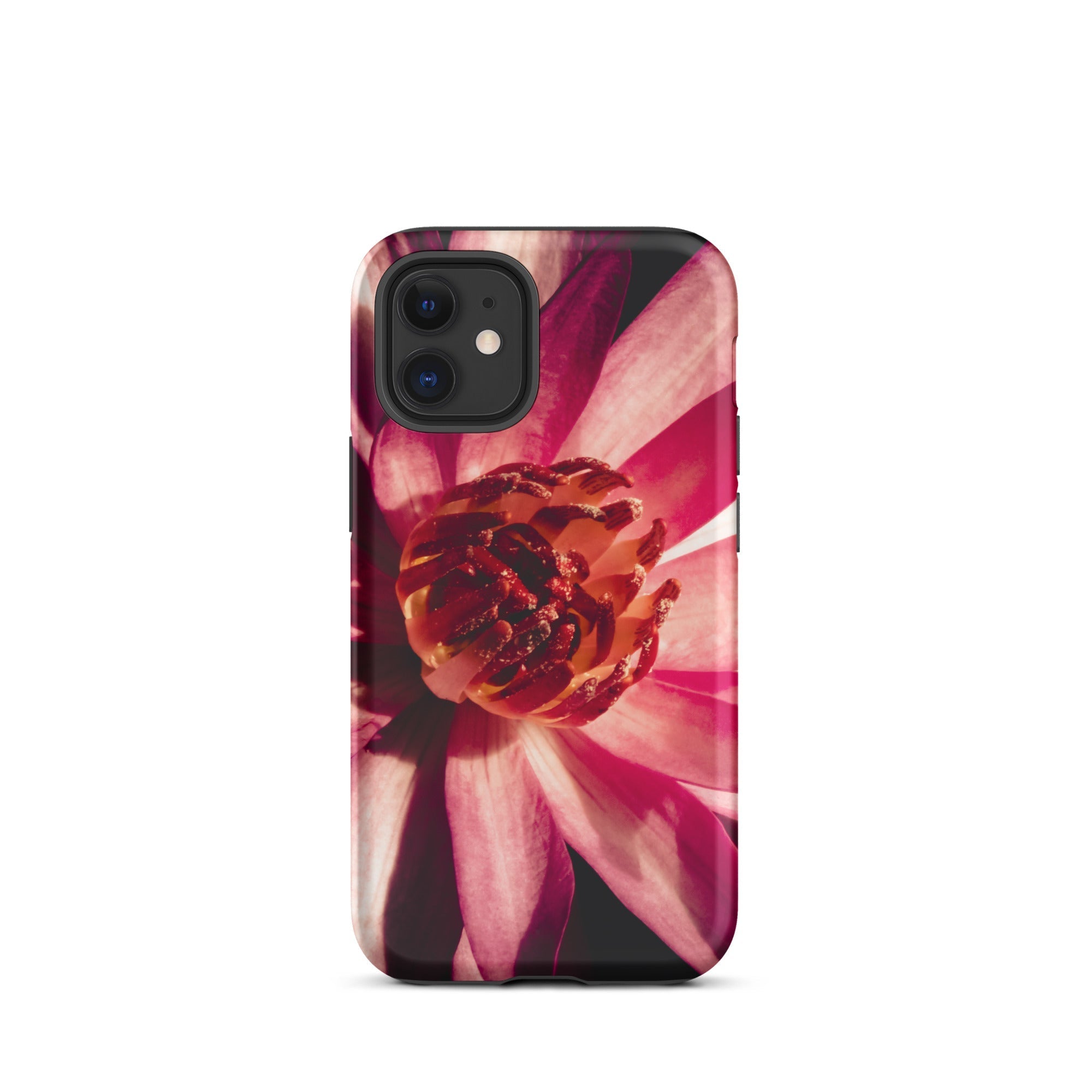 Casanova Pink Lotus Photography Iphone Case, 12 Mini / Matte, Floral Patterned Phone Case