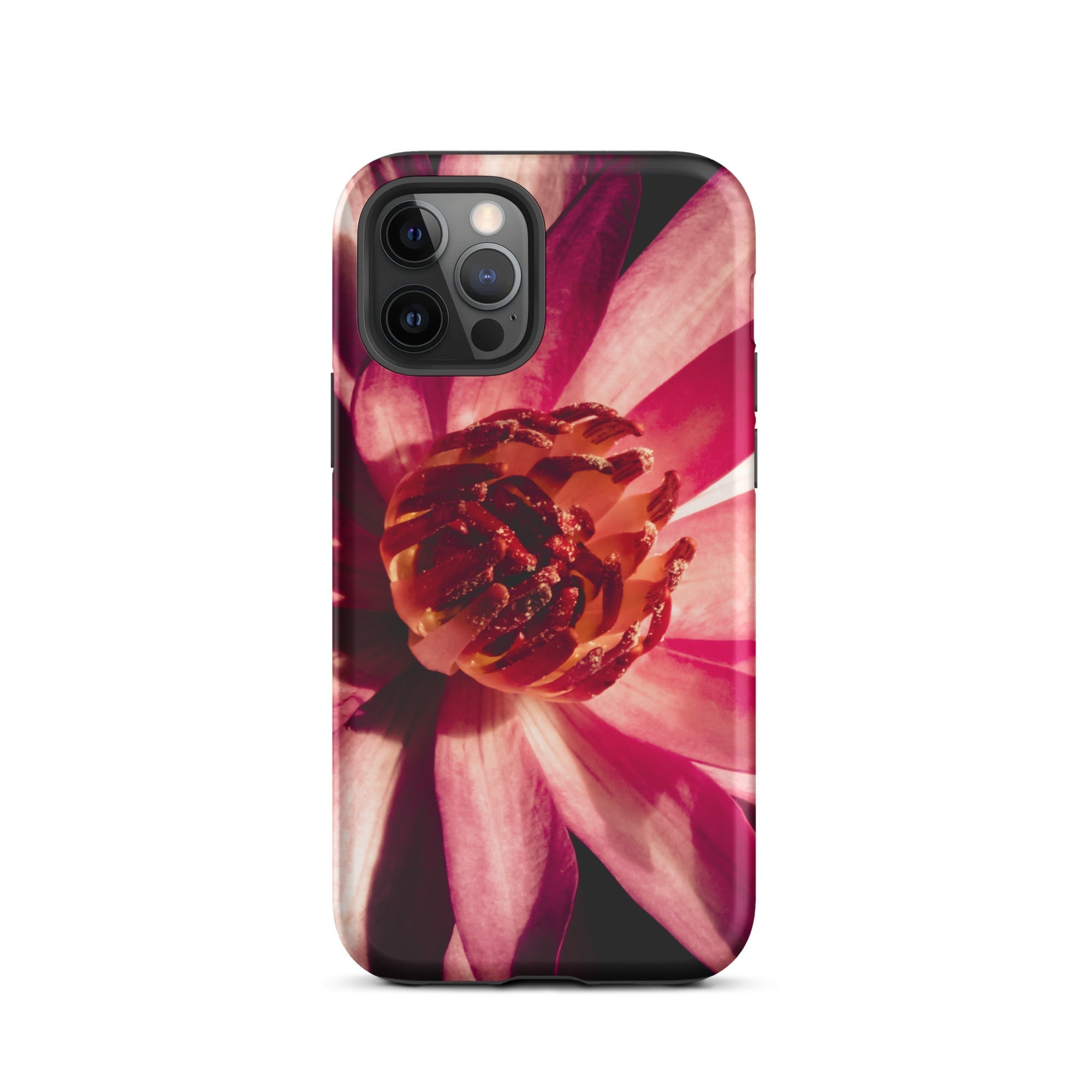 Casanova Pink Lotus Photography Iphone Case, 12 Pro / Matte, Floral Patterned Phone Case