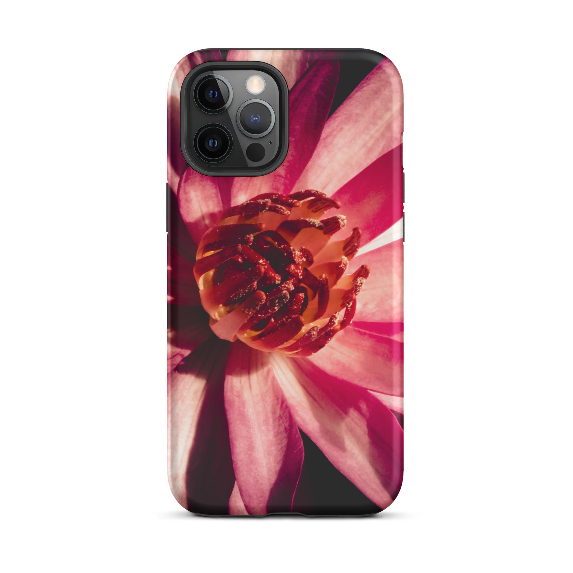 Casanova Pink Lotus Photography Iphone Case, 12 Pro Max / Matte, Floral Patterned Phone Case