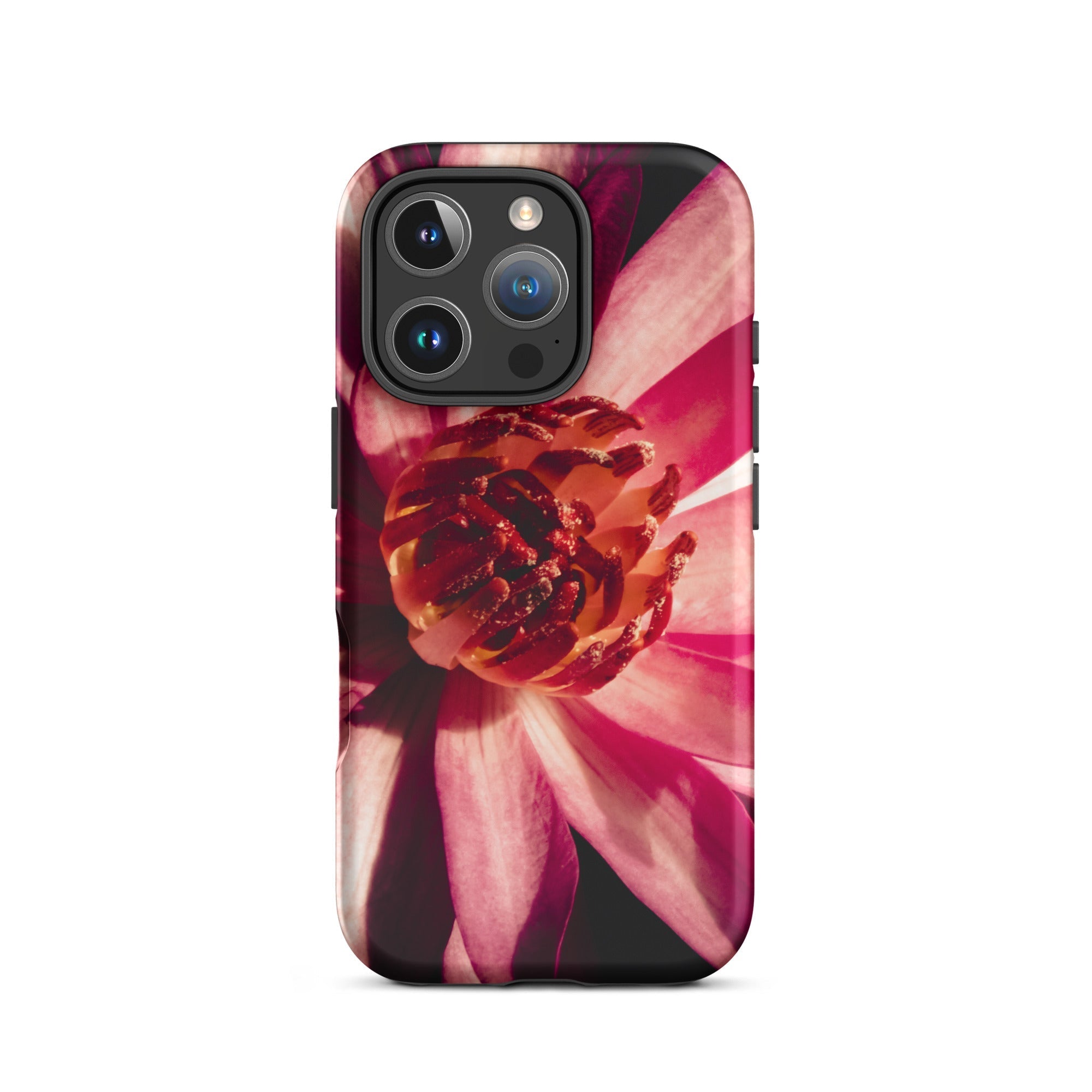Casanova Pink Lotus Photography Iphone Case, 16 Pro / Matte, Floral Patterned Phone Case