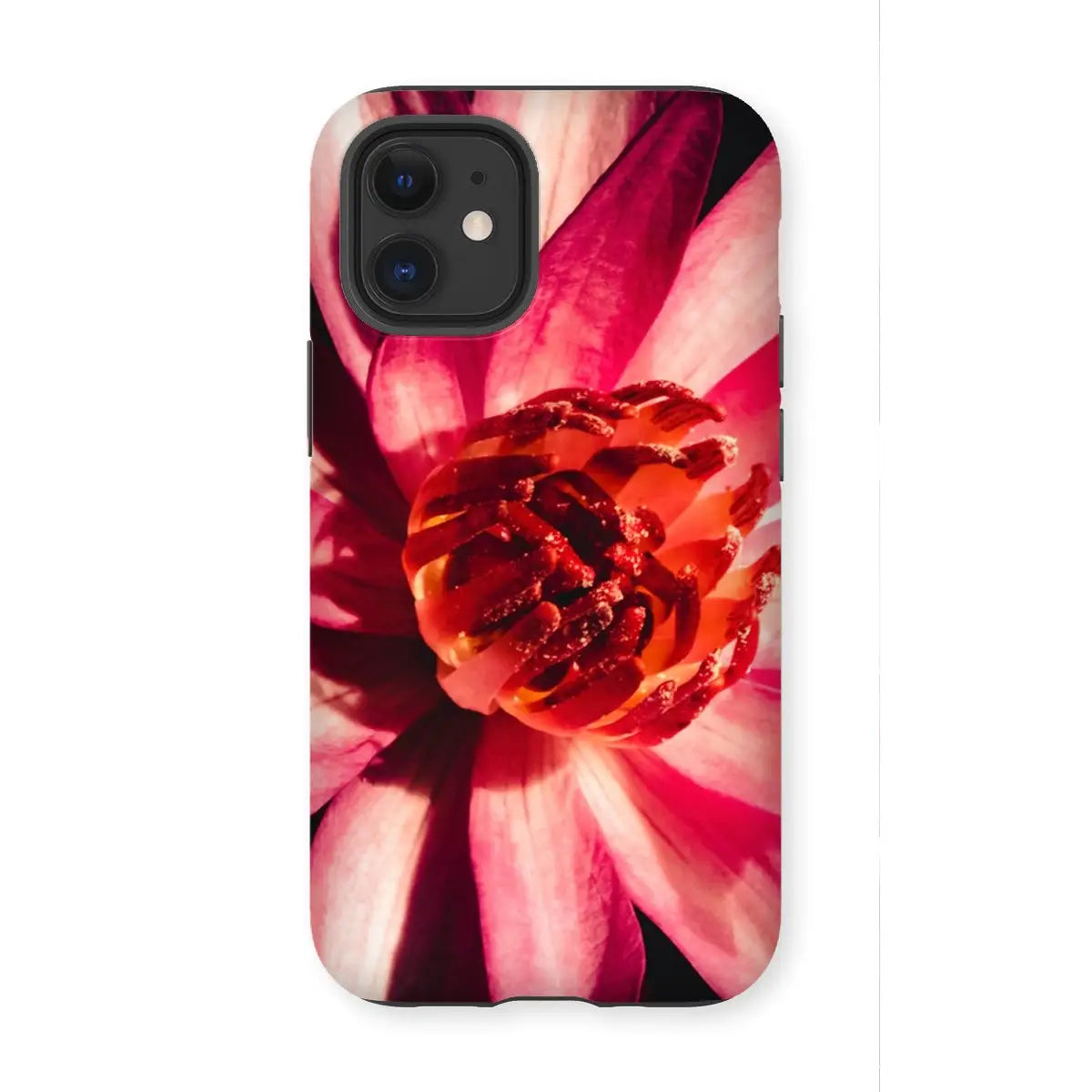 Casanova - Pink Red Lotus Flower Art Photography Phone Case - Iphone 12 Mini / Matte - Mobile Phone Cases - Aesthetic