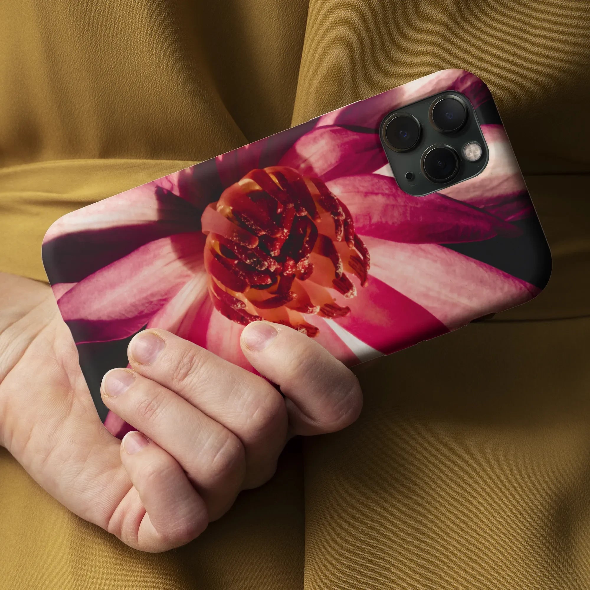 Casanova - Pink Red Lotus Flower Art Photography Phone Case - Mobile Phone Cases - Aesthetic Art