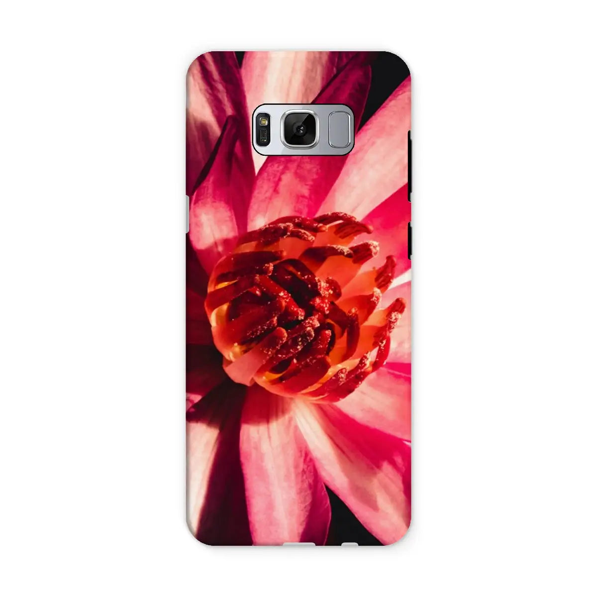 Casanova - Pink Red Lotus Flower Art Photography Phone Case - Samsung Galaxy S8 / Matte - Mobile Phone Cases