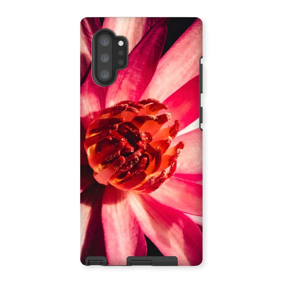 Casanova - Pink Red Lotus Flower Art Photography Phone Case - Samsung Galaxy Note 10p / Matte - Mobile Phone Cases