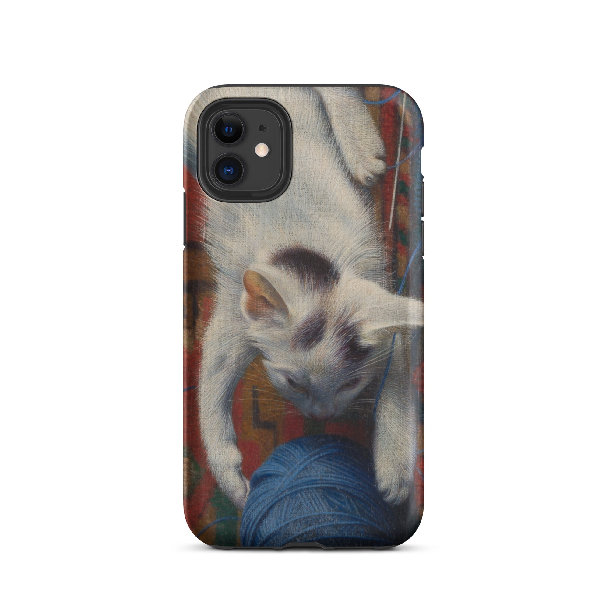 Cat with Ball of Wool Richard Muller Iphone Case, 11 / Matte, Cat Themed Phone Case