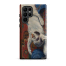 Cat with Ball of Wool Richard Muller Samsung Case, Galaxy S22 Ultra / Matte, Phone Case Playful Kitten Ball Yarn