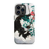 Cat with Tomato Plant - Hiroaki Takahashi Iphone Case, 14 Pro Max / Matte, Cat Tomato Plant Phone Case