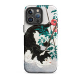 Cat with Tomato Plant - Hiroaki Takahashi Iphone Case, 16 Pro Max / Matte, Cat Tomato Plant Phone Case