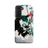 Cat with Tomato Plant - Hiroaki Takahashi Phone Case, Samsung Galaxy S21 Fe / Matte, Mobile Cases, Toby Leon