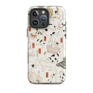 Cats - Utagawa Kuniyoshi Ukiyo-e Iphone Case, 16 Pro Max / Matte, Cat-patterned Phone Case