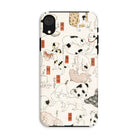 Cats Utagawa Kuniyoshi Ukiyo e Iphone Case, Xr / Matte, Phone Case Pattern Traditional Japanese Cat Illustrations