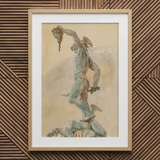 Cellini’s Perseus - John Singer Sargent Art Print / Canvas, John Singer Sargent, Sargent Art Print, Bronze Sheen