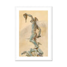 Cellini’s Perseus - John Singer Sargent Art Print, Framed Watercolor Painting Perseus Head Medusa