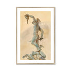Cellini’s Perseus - John Singer Sargent Art Print, Framed Watercolor Painting Perseus Head Medusa