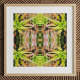 Centre Stage - Trippy Cactus Art Print / Canvas, Trippy Cactus Succulent, Cactus Succulent Art, Botanical Surrealism Meets